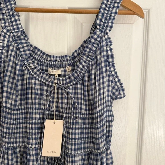 DÔEN Emmaretta Gingham Print [comfortably fits sizes M to XL] - Picture 2 of 6